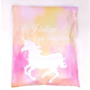 I Believe in Unicorns poly mailers, 10 x 13 inches, new!